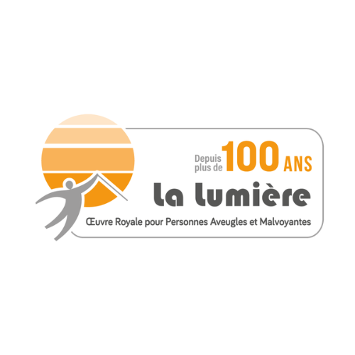 La Lumière, Oeuvre Royale pour Personnes aveugles et malvoyantes logo