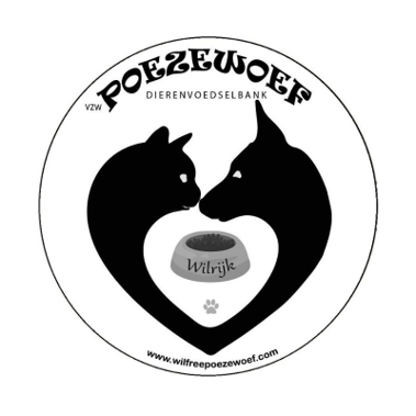 Dierenvoedselbank Poezewoef Wilrijk vzw logo